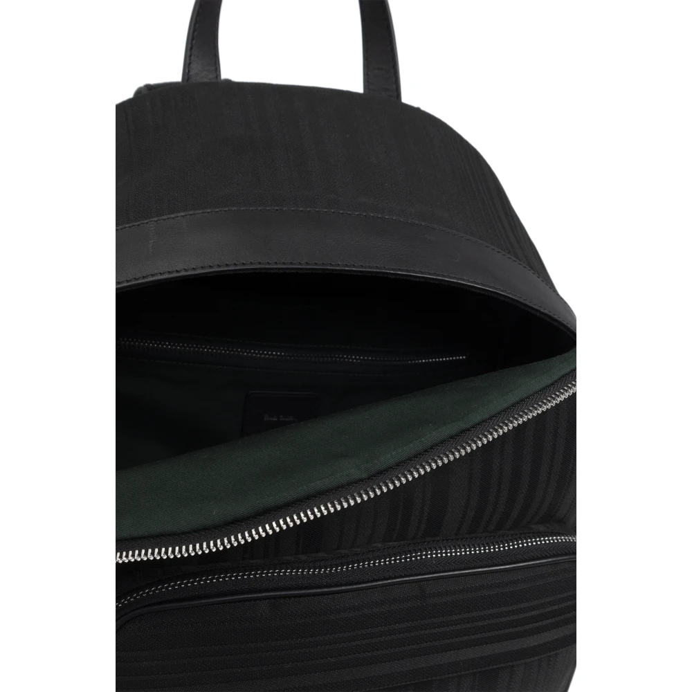 Paul Smith Rugzak met logopatch Black Heren