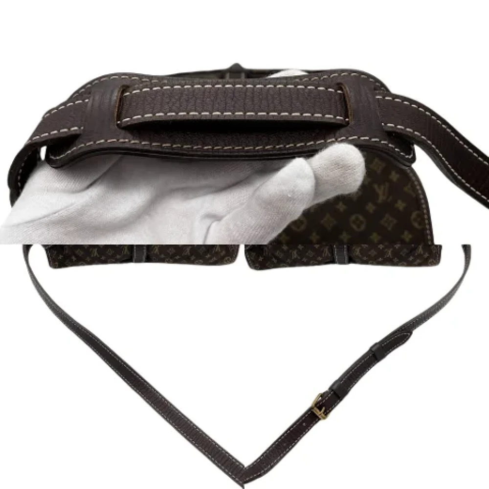 Louis Vuitton Vintage Pre-owned Cotton louis-vuitton-bags Brown Dames