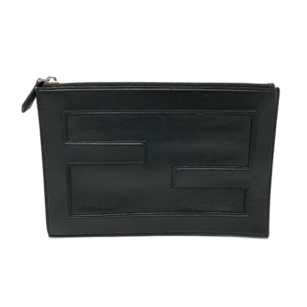 Fendi Vintage Pre-owned Leather fendi-bags Black Dames