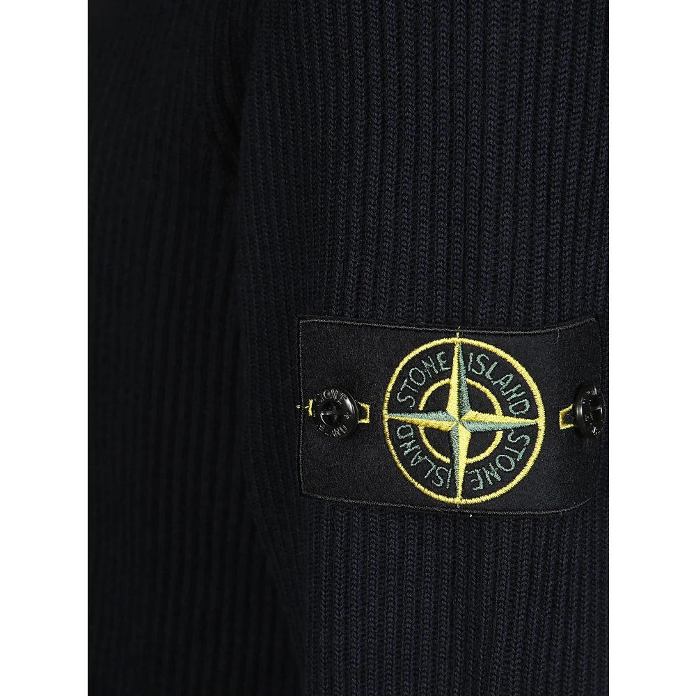 Stone Island Stijlvolle Dolcevita Trui voor Mannen Blue Heren