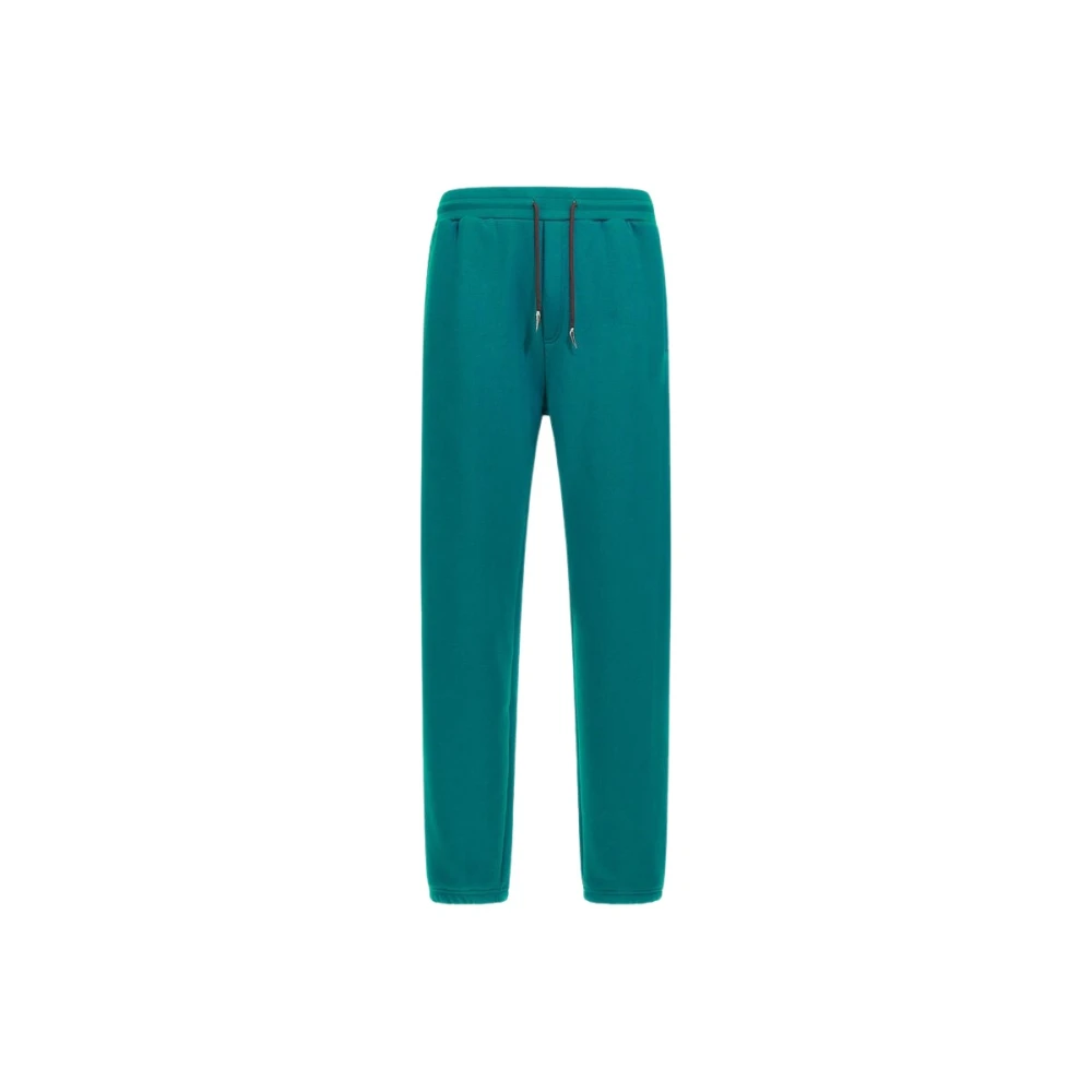 Roberto Cavalli Blue Sweatpants, Male, M, Joggers With Monogram Rc