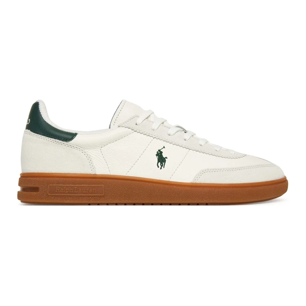Ralph Lauren Uomo Bianco Scarpe, 40 Eu, New,