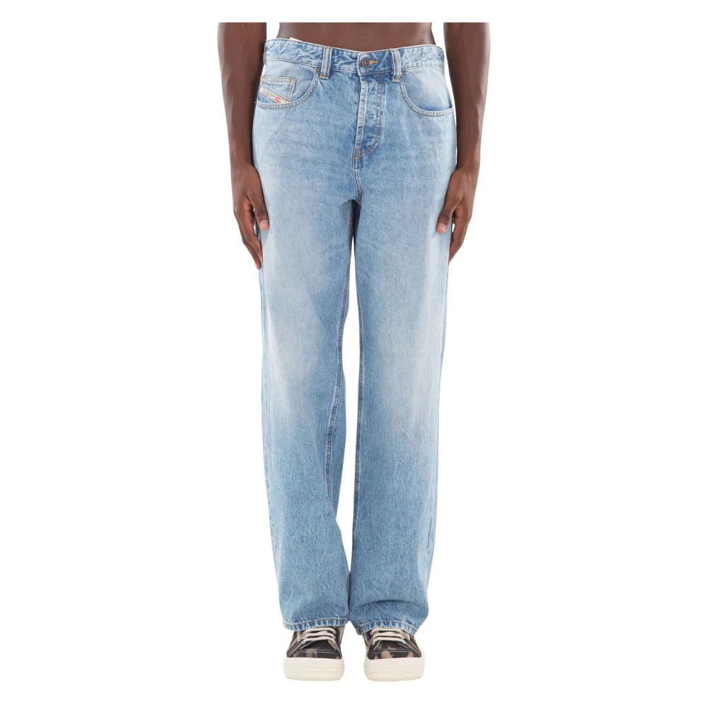 Diesel D-Macro Straight Jeans in 01 Blue Heren