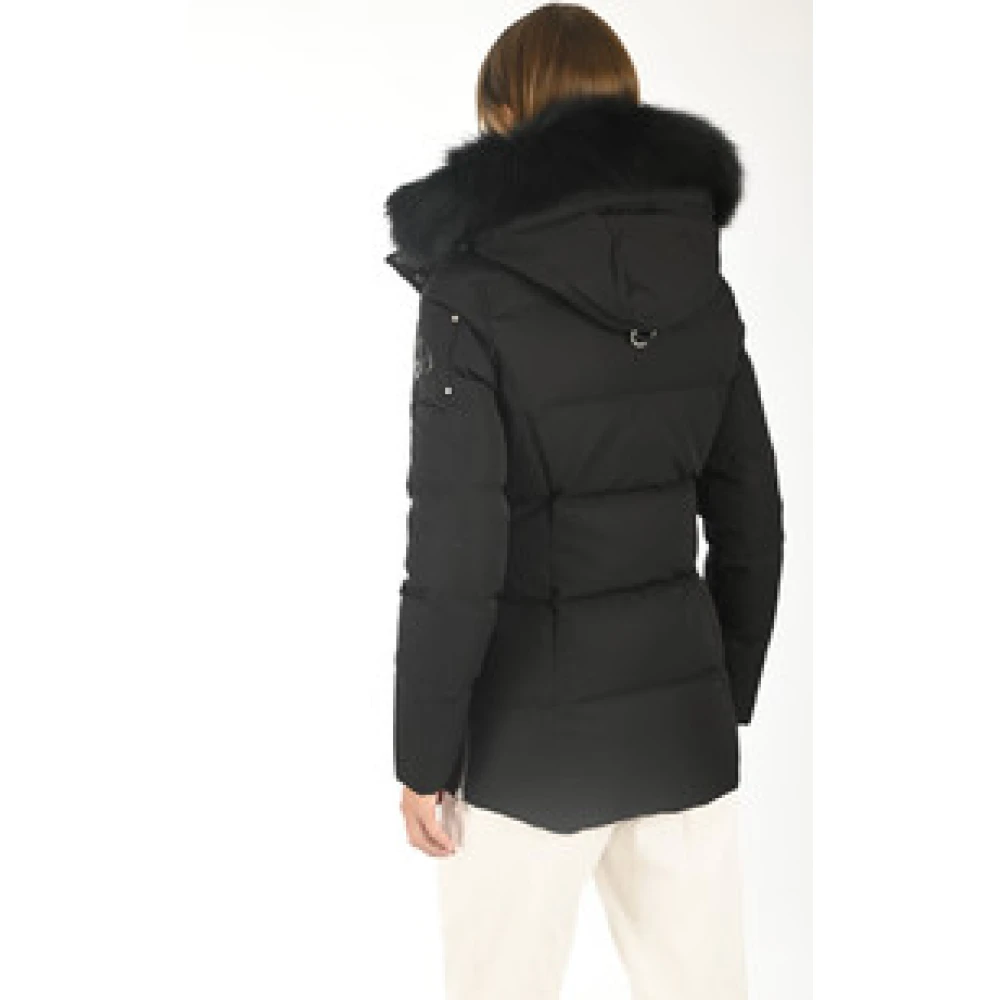 Moose Knuckles Zwarte Astoria Donsjas Black Dames