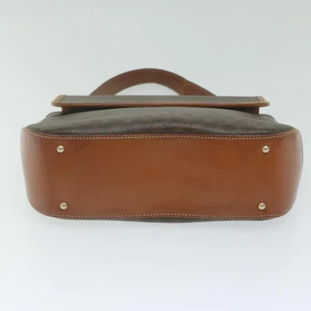Celine Vintage Pre-owned Leather handbags Brown Dames