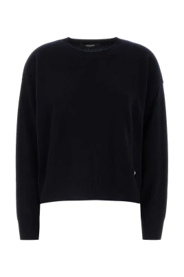 Midnight Blue Wool Blend Sweater