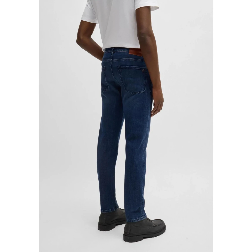 Hugo Boss Heren Denim Jeans Moon Style Blue Heren
