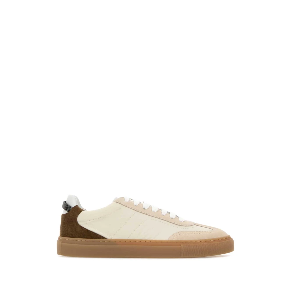 Brunello Cucinelli Precious Loop Detail Sneakers Dames Schoenen Beige