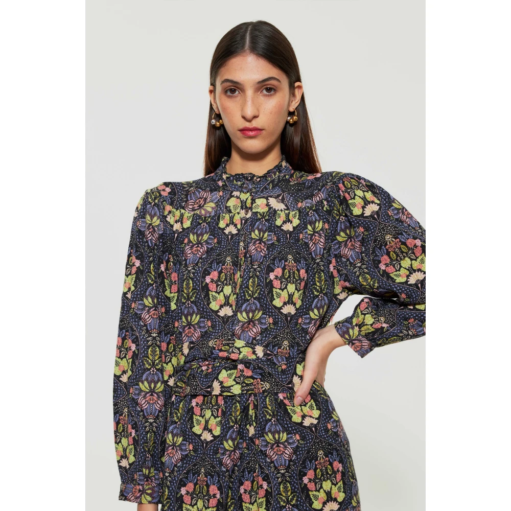 Antik batik Eros print jurk Multicolor Dames