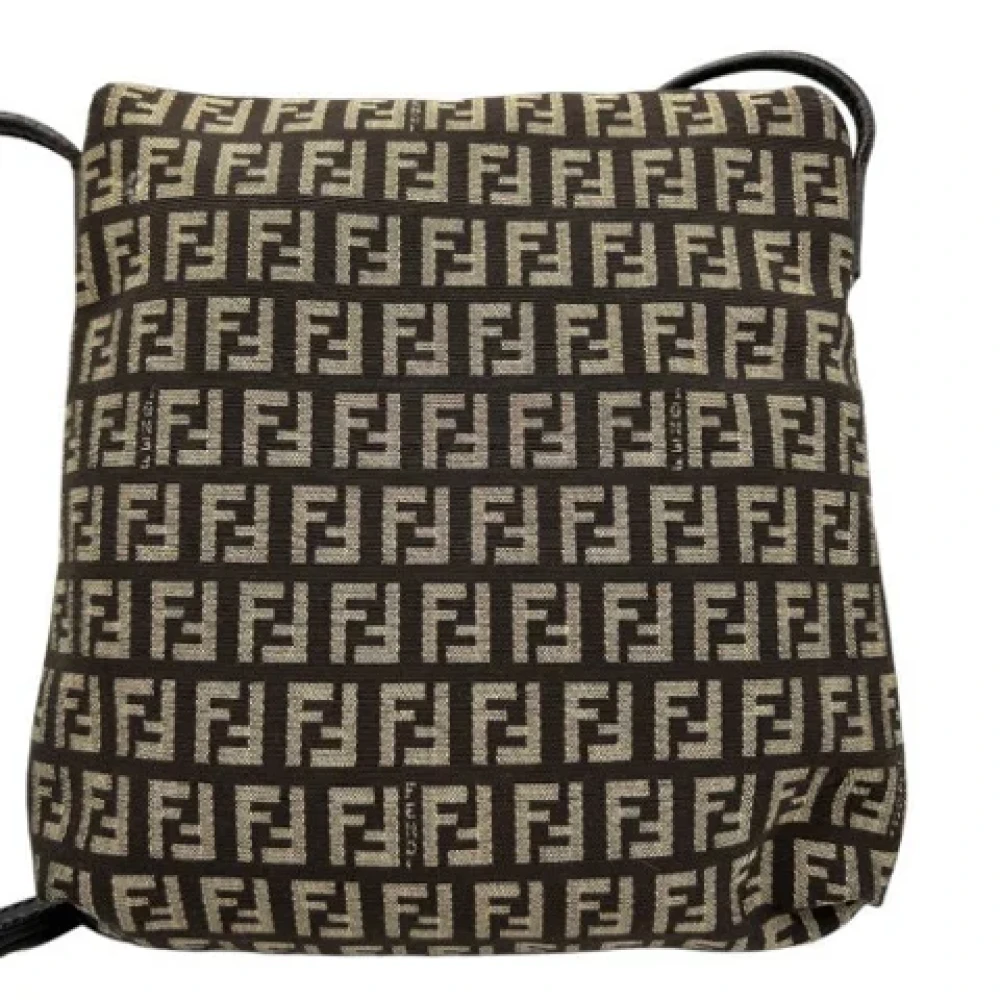 Fendi Vintage Pre-owned Canvas fendi-bags Brown Dames