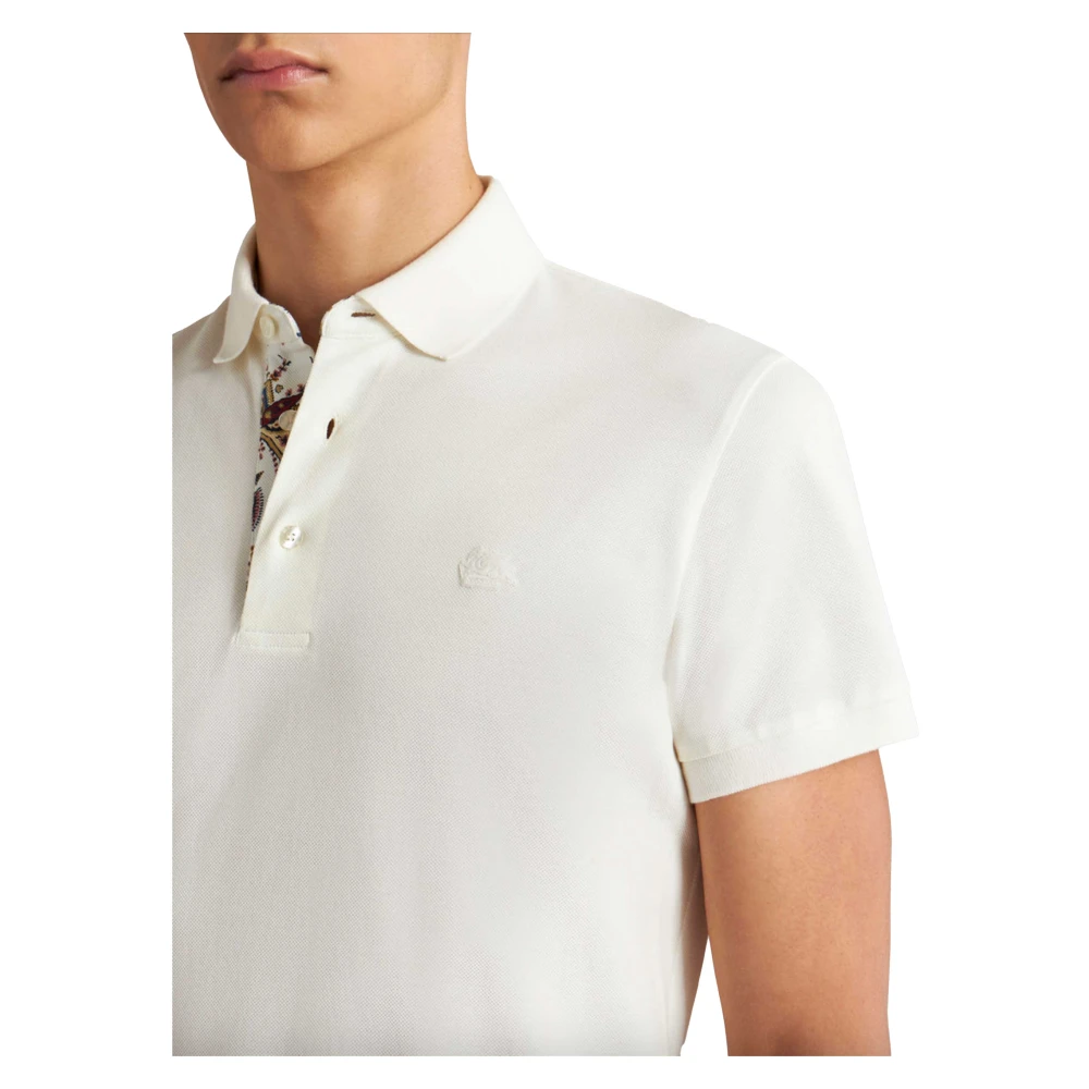 ETRO Polo Shirts White Heren