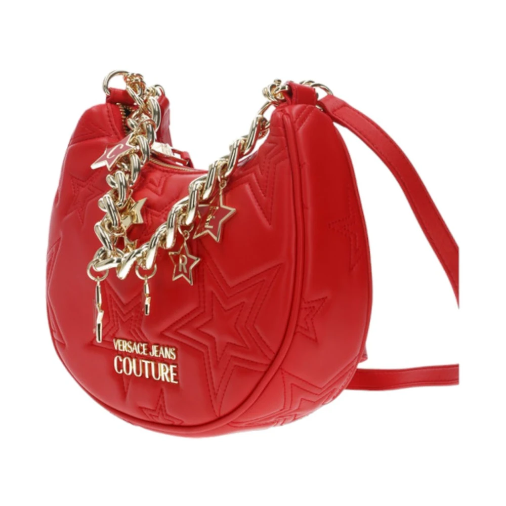 Versace Jeans Couture Dames Schoudertas Designer Stijl Red Dames