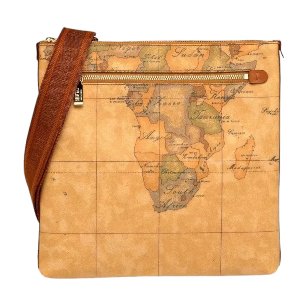 Alviero Martini 1a Classe Geo Classic Schoudertas Beige Dames