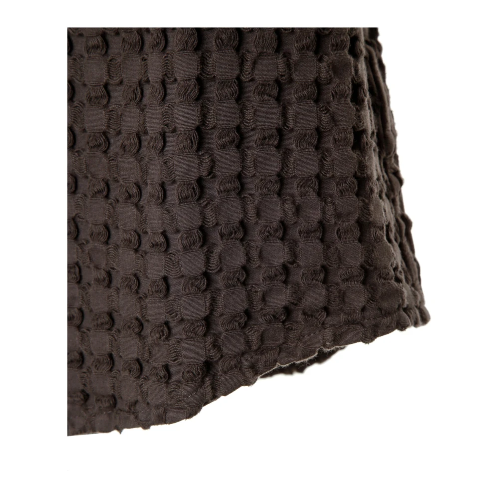 OAS Wafelstructuur Resort Kraag Overhemd Brown Heren