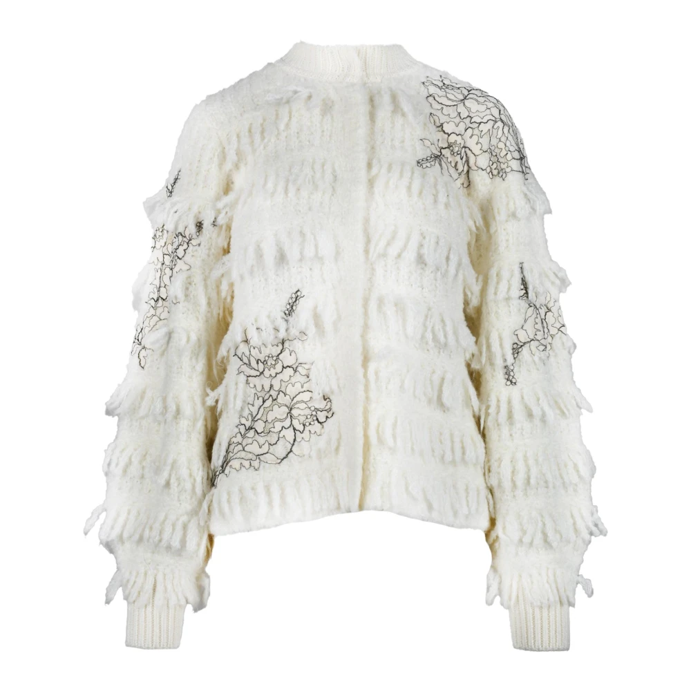 Twinset Gezellig Gebreid Vest in Diverse Kleuren White Dames