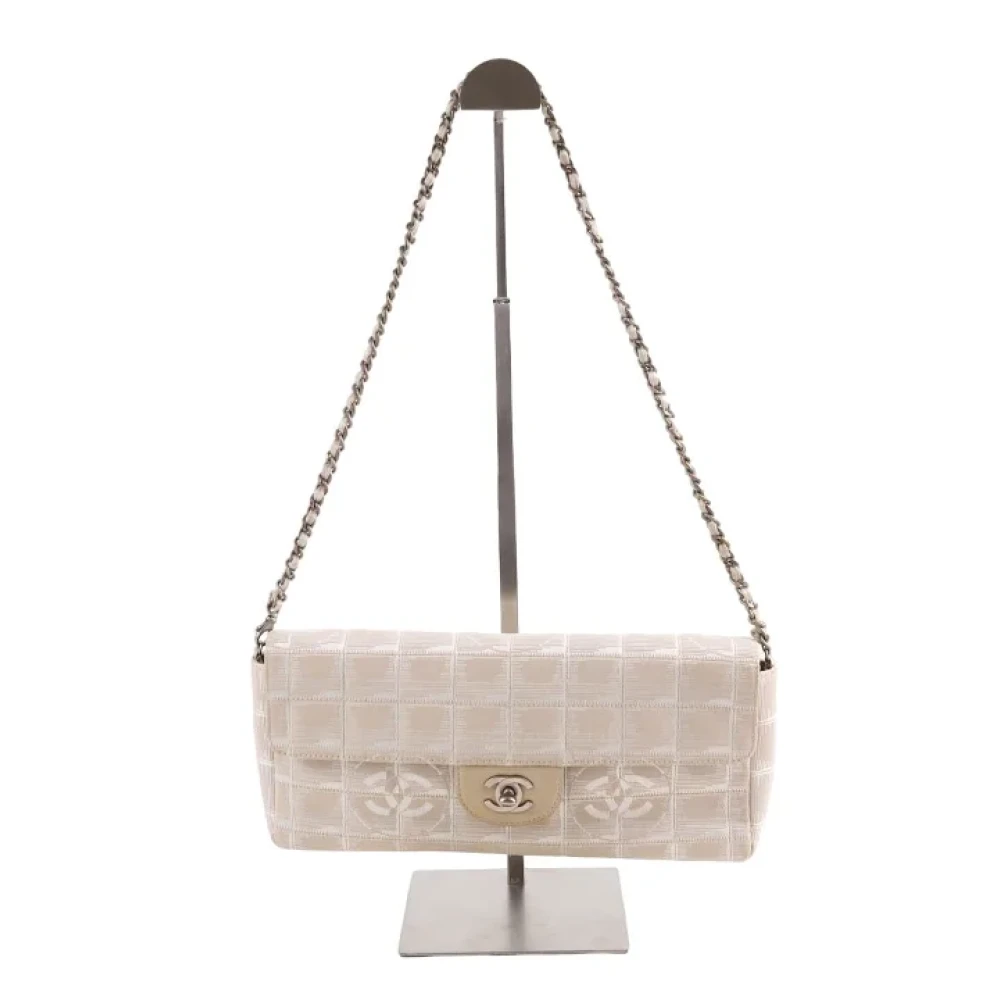 Chanel Vintage Pre-owned Leather shoulder-bags Beige Dames