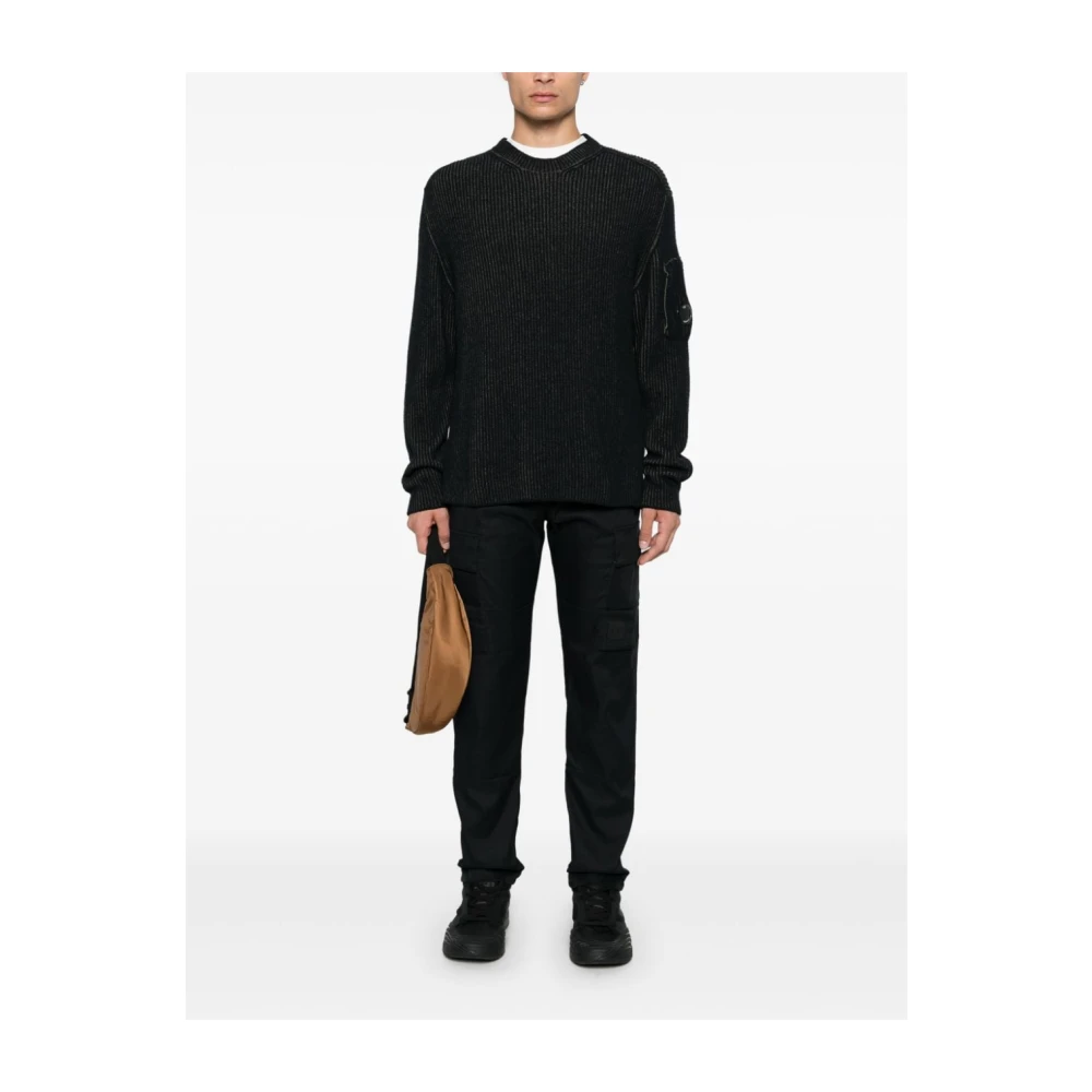 C.P. Company Metropolis Zwarte Cargo Broek Black Heren