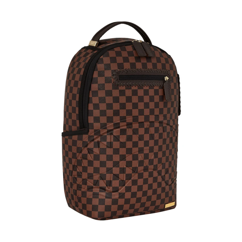Sprayground Parijs Liefde Bruin Zwart Rugzak Brown Unisex