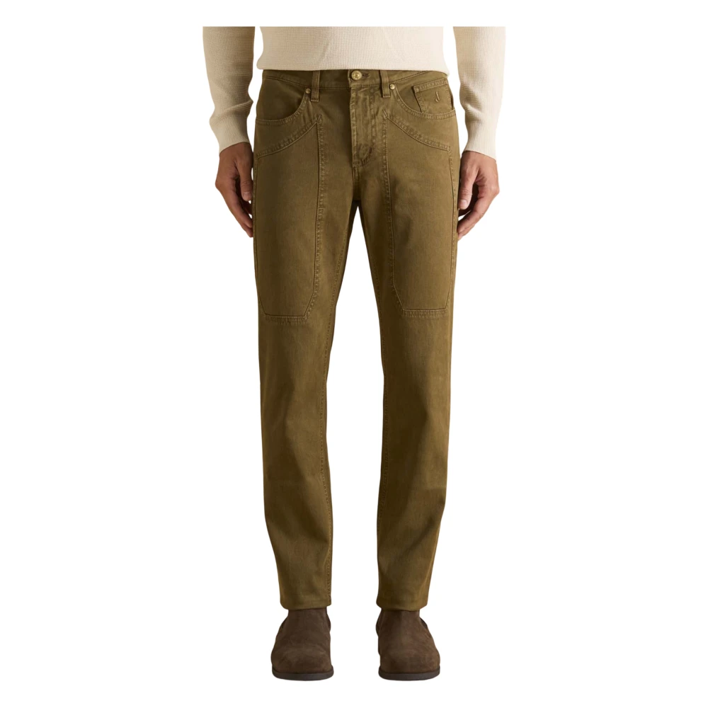 Jeckerson Men's Brown Slim Fit Jeans, W30, John Slim Jeans