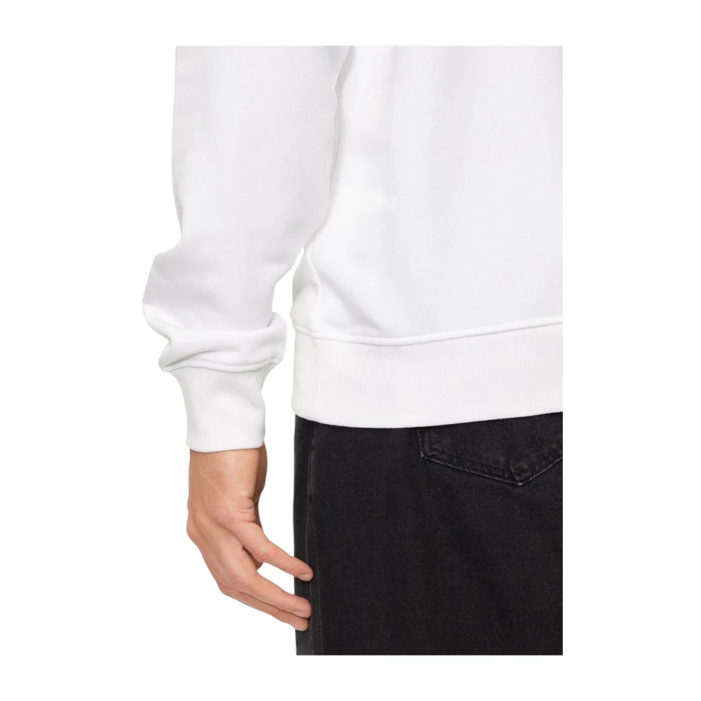 John Richmond Stijlvolle Sweatshirt voor Mannen White Heren