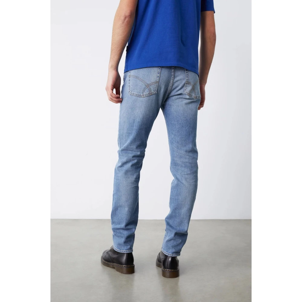 GAS Klassieke Denim Jeans met 5 Zakken Blue Heren