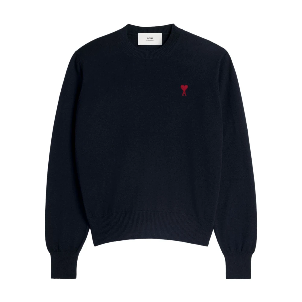 Knitwear > Round-neck Knitwear - - Ami Paris - Modalova