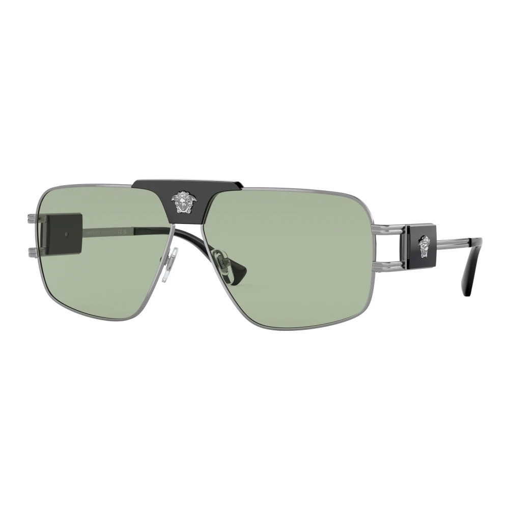 Versace Men's Gray Sunglasses, 63 Mm, Luxury Sunglasses Collection
