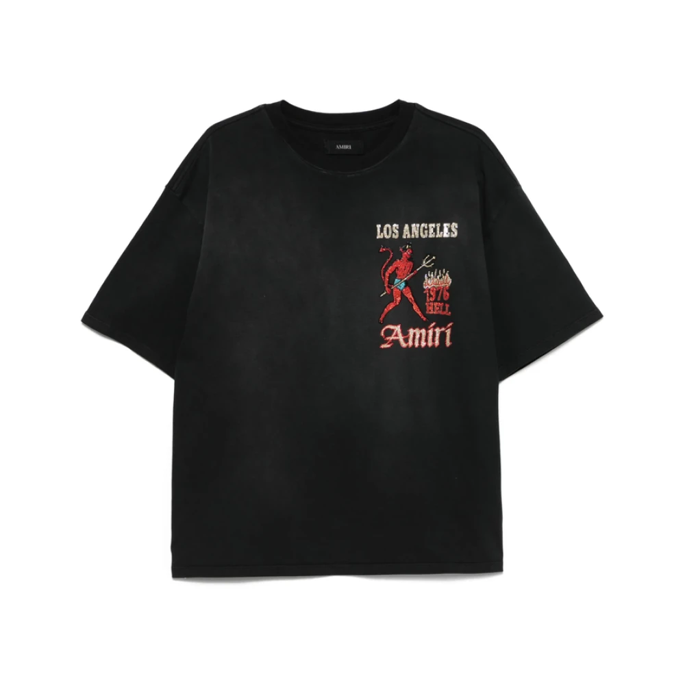 Amiri - Tops > T-Shirts - Black - Amiri - Modalova