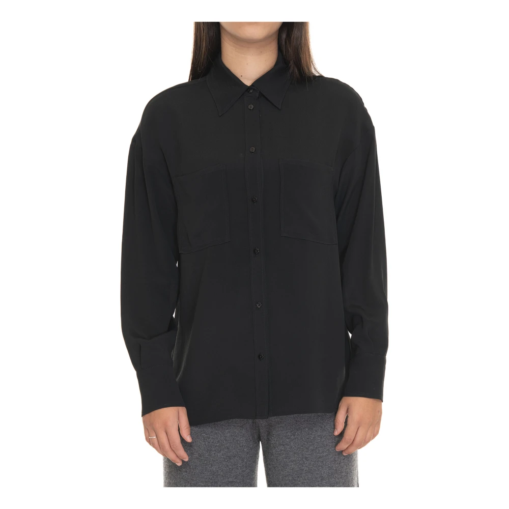 Pennyblack Snelle Blouse met Zakken Black Dames