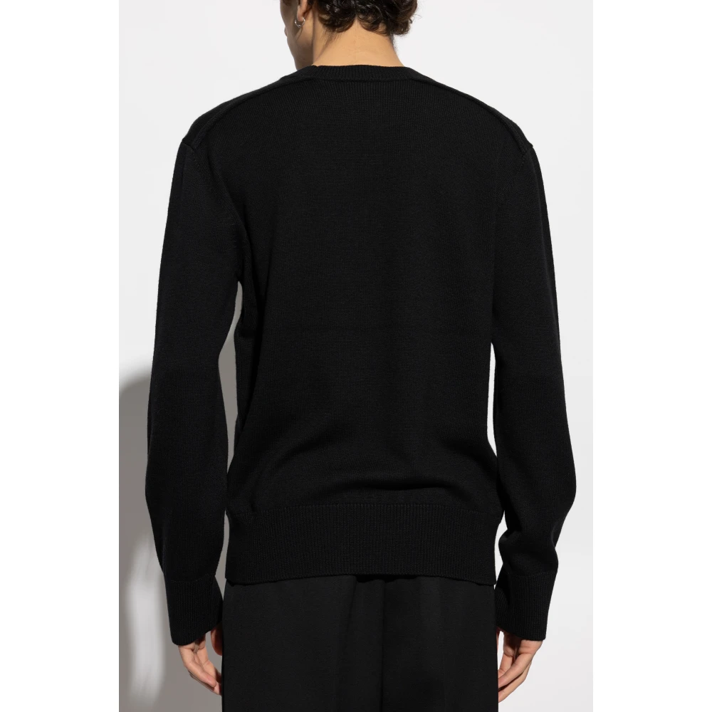 Burberry Wollen trui Black Heren