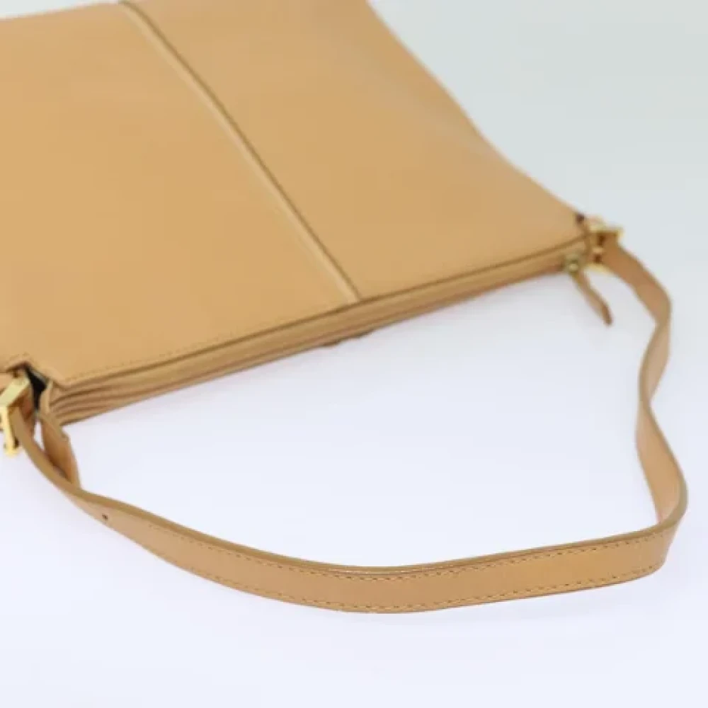 Burberry Vintage Pre-owned Canvas shoulder-bags Beige Dames
