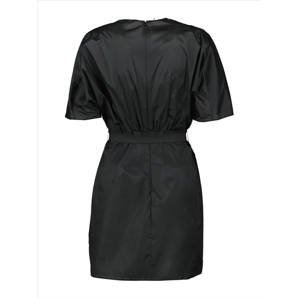 Prada Short Dresses Black Dames