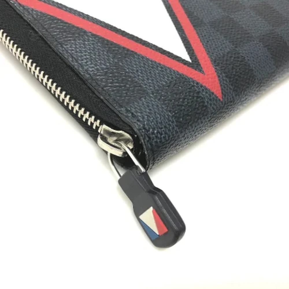 Louis Vuitton Vintage Pre-owned Leather wallets Black Dames