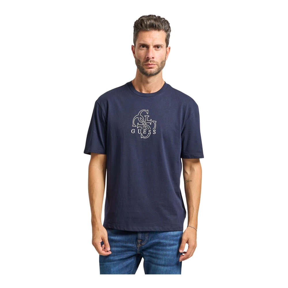 Guess - Tops > T-Shirts - Blue - Guess - Modalova