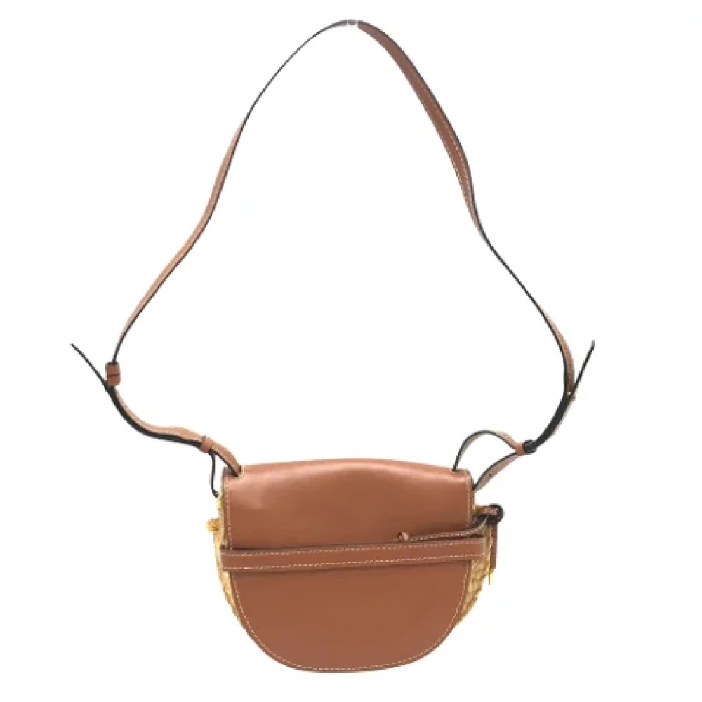Loewe Pre-owned Leather shoulder-bags Brown Dames