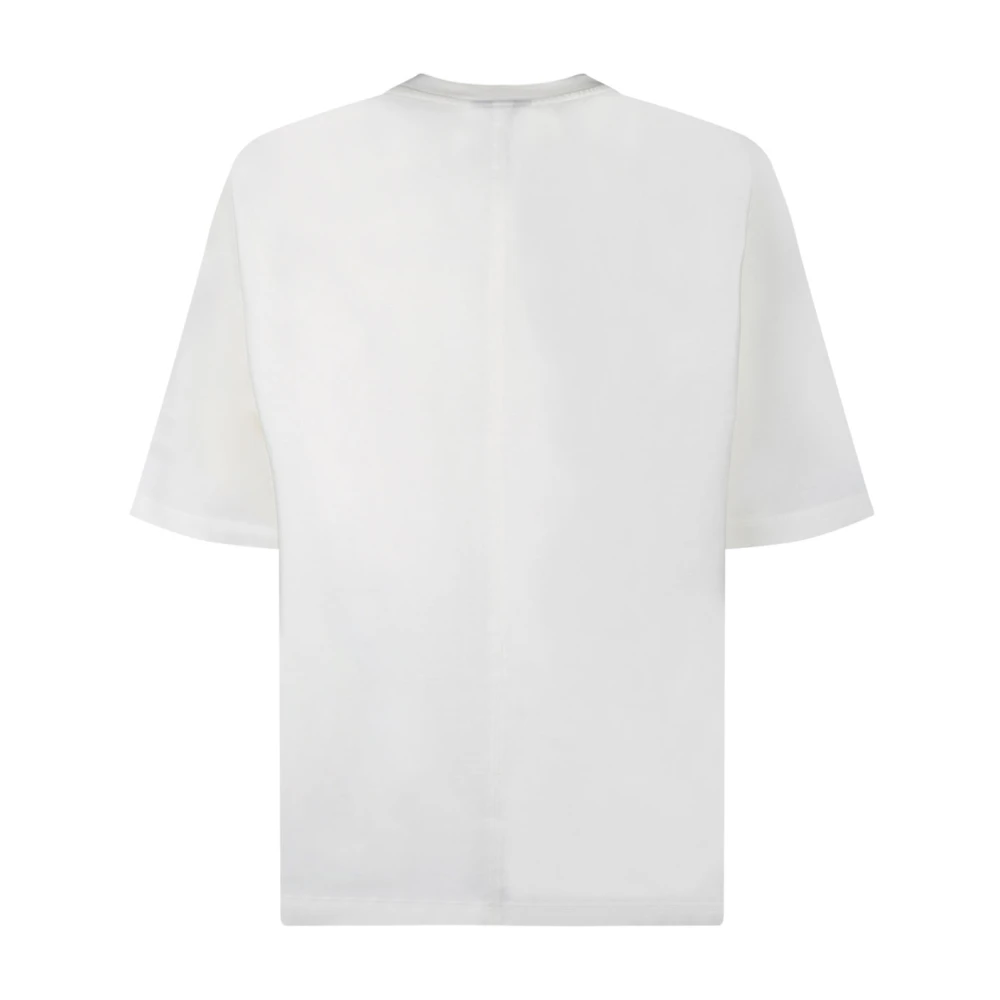 Thom Krom Witte Crew Neck T-Shirt White Heren