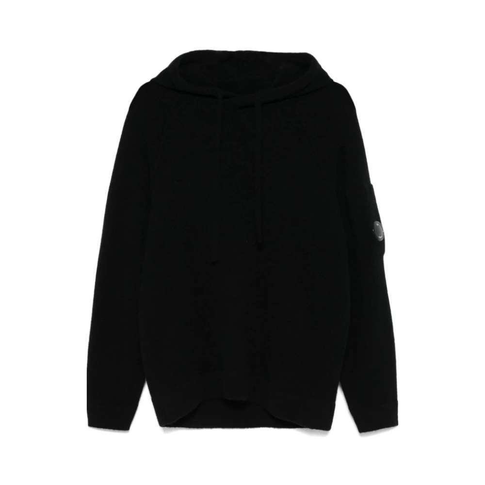 C.p. Company Svarta Hoodie Tröjor Black, Herr