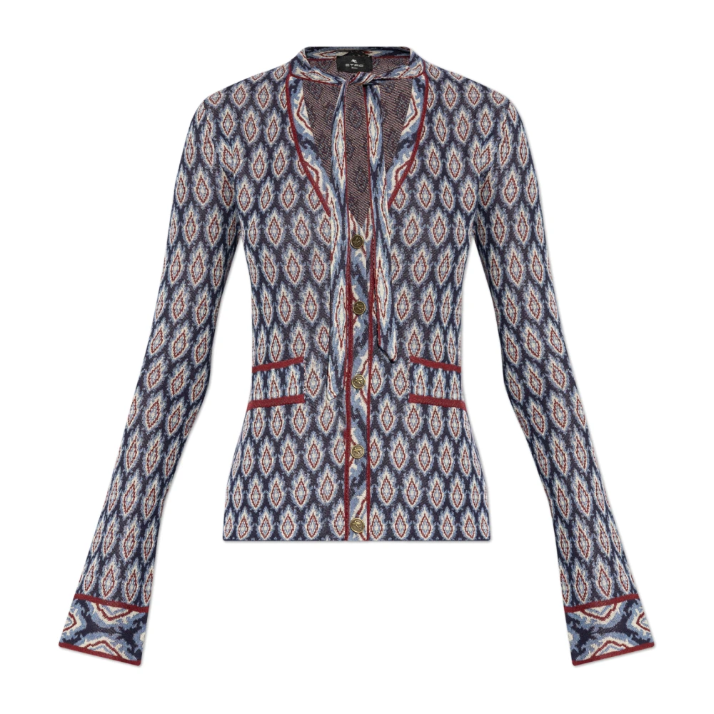 ETRO Gebreide vest met patroon Multicolor Dames