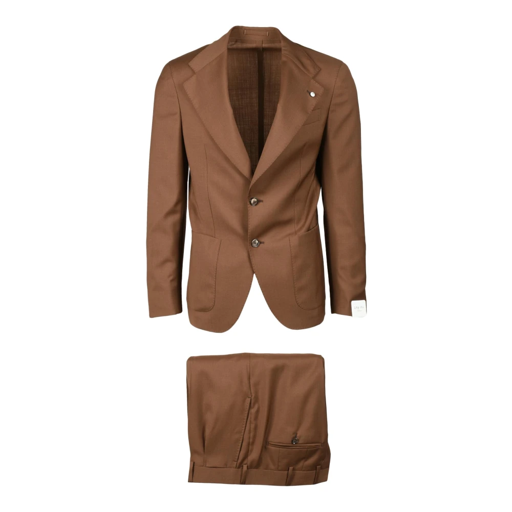 L.b.m. 1911 Heren wollen pak Brown Heren