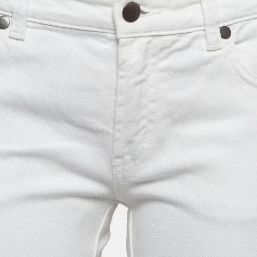 Valentino Vintage Pre-owned Denim jeans White Dames