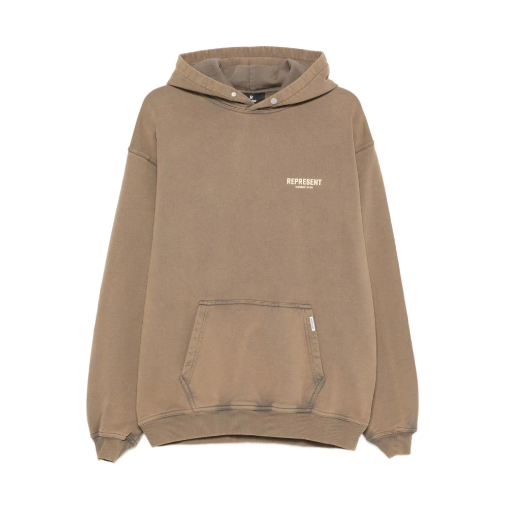 Represent Crewneck Sweatshirt - Male - Hoodies - Beige - M - Sweatshirts & Hoodies