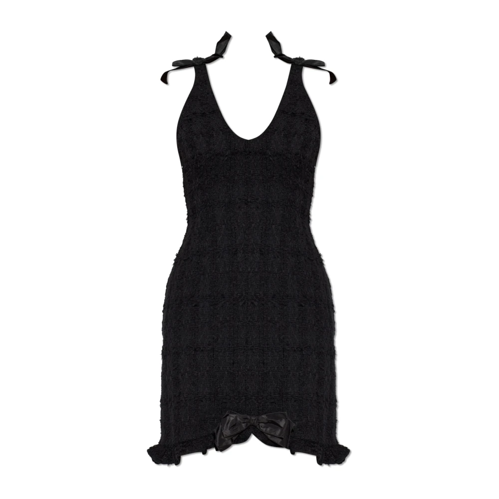 Alessandra Rich Black Cotton Casual Dress - IT40 | M - Image 2