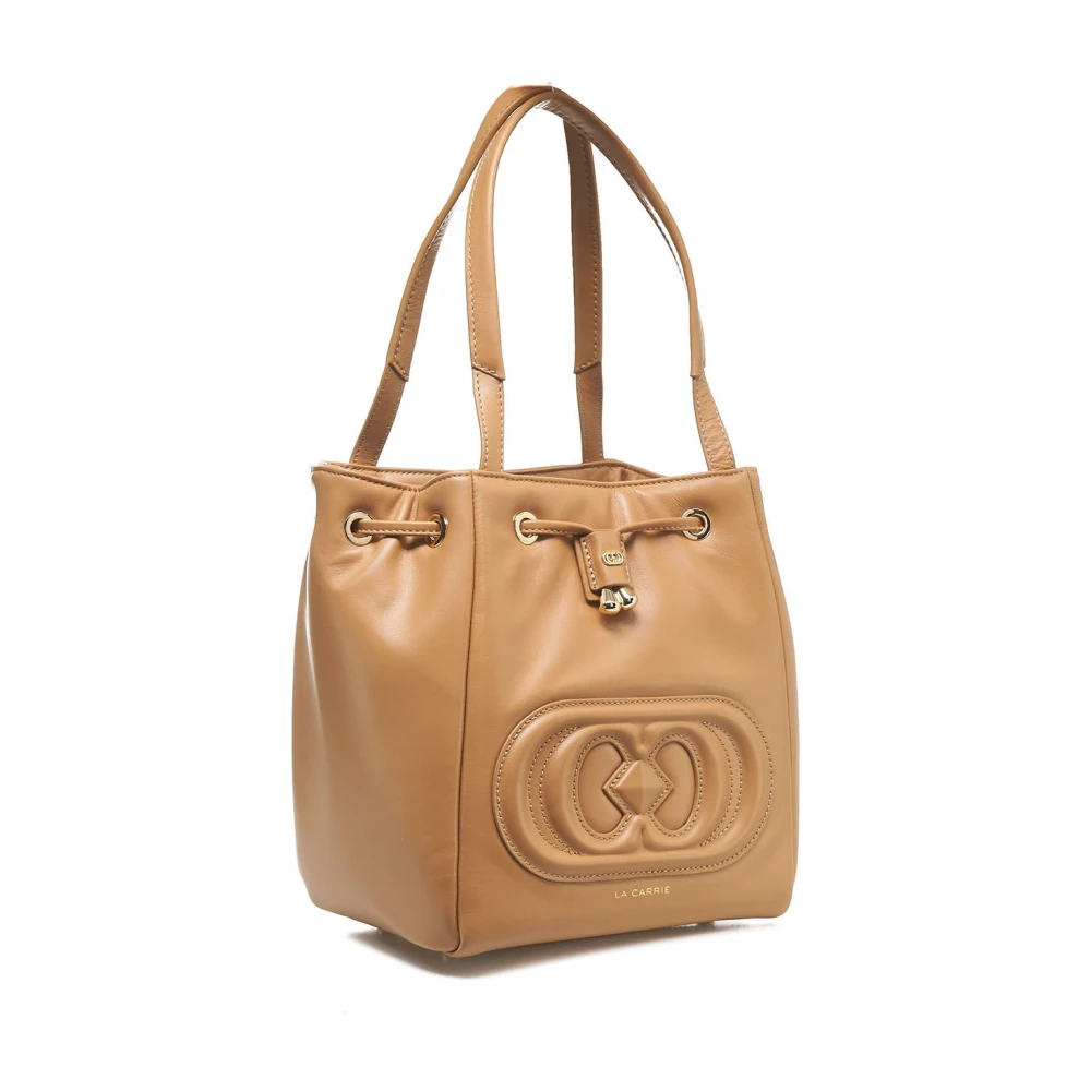La Carrie Beige Bucket Bag Backpack Beige Dames