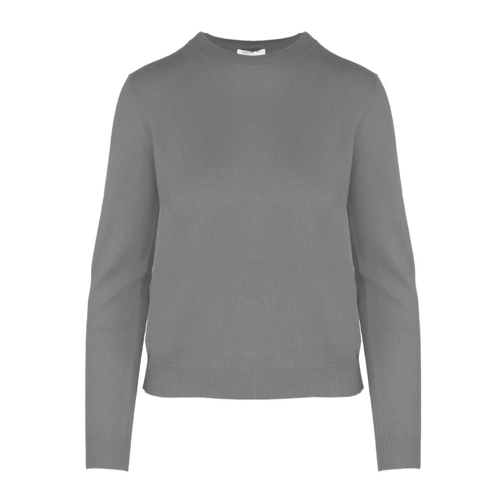 Malo Grijze Cashmere Crew-Neck Sweater Gray Dames