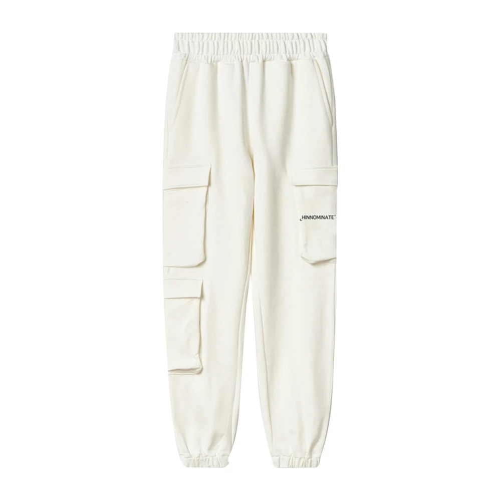 Hinnominate Cargo Broek Off White Beige Dames