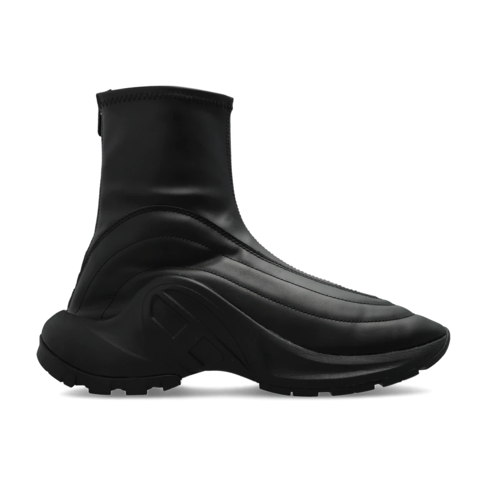 Diesel Donna Nero Scarpe, 36 Eu, New,