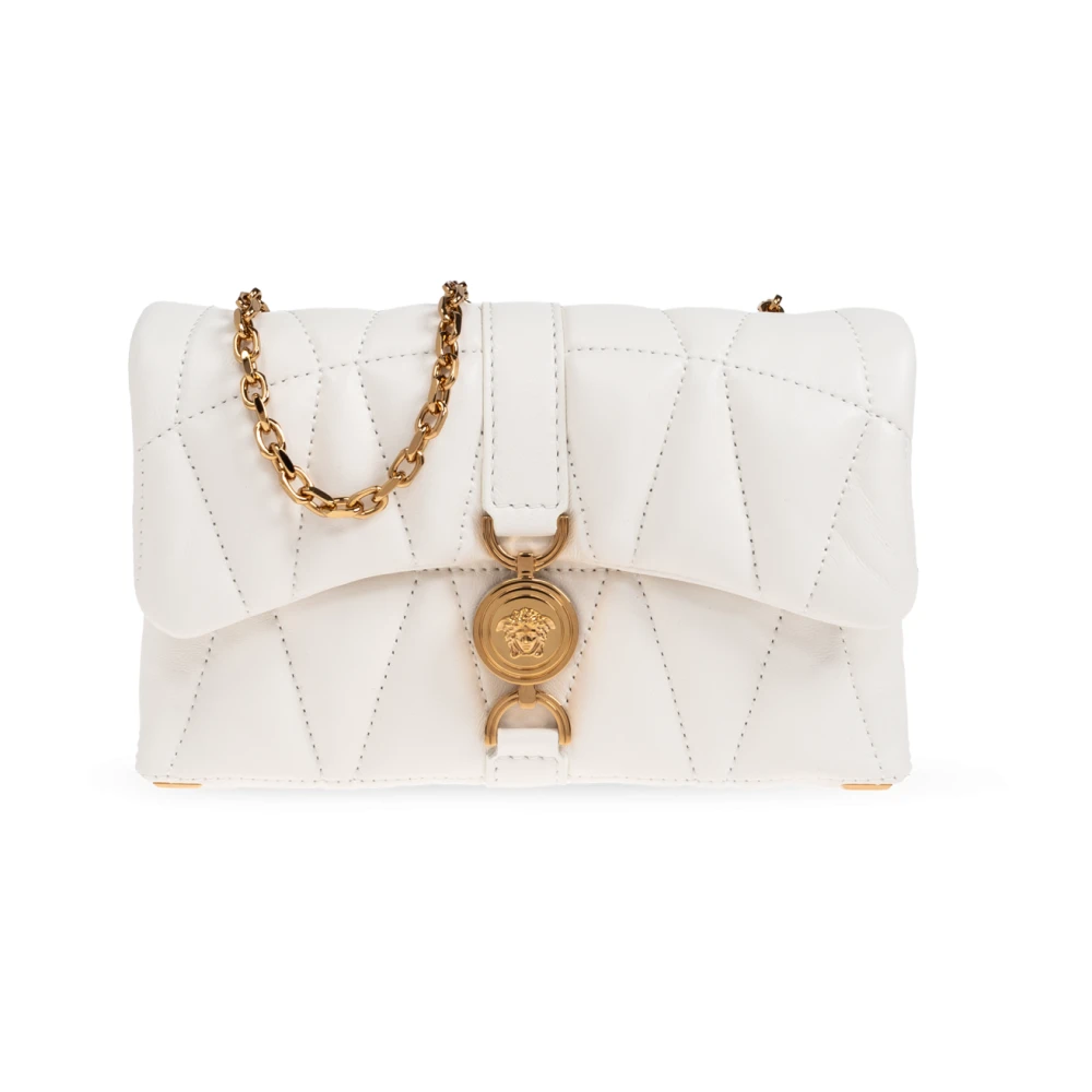 Versace Axelväska Kleio Mini White, Dam