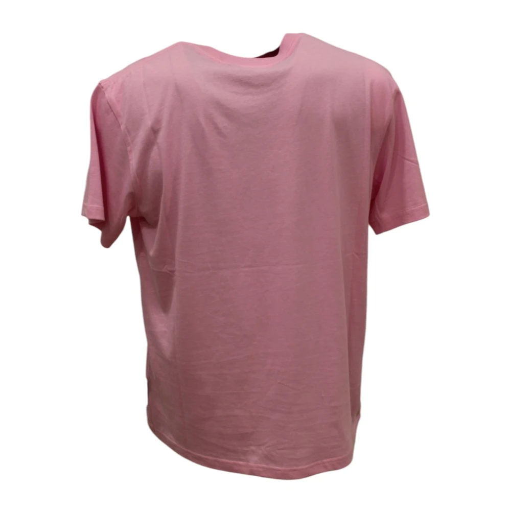 Just Cavalli Korte Mouw T-shirt Pink Heren