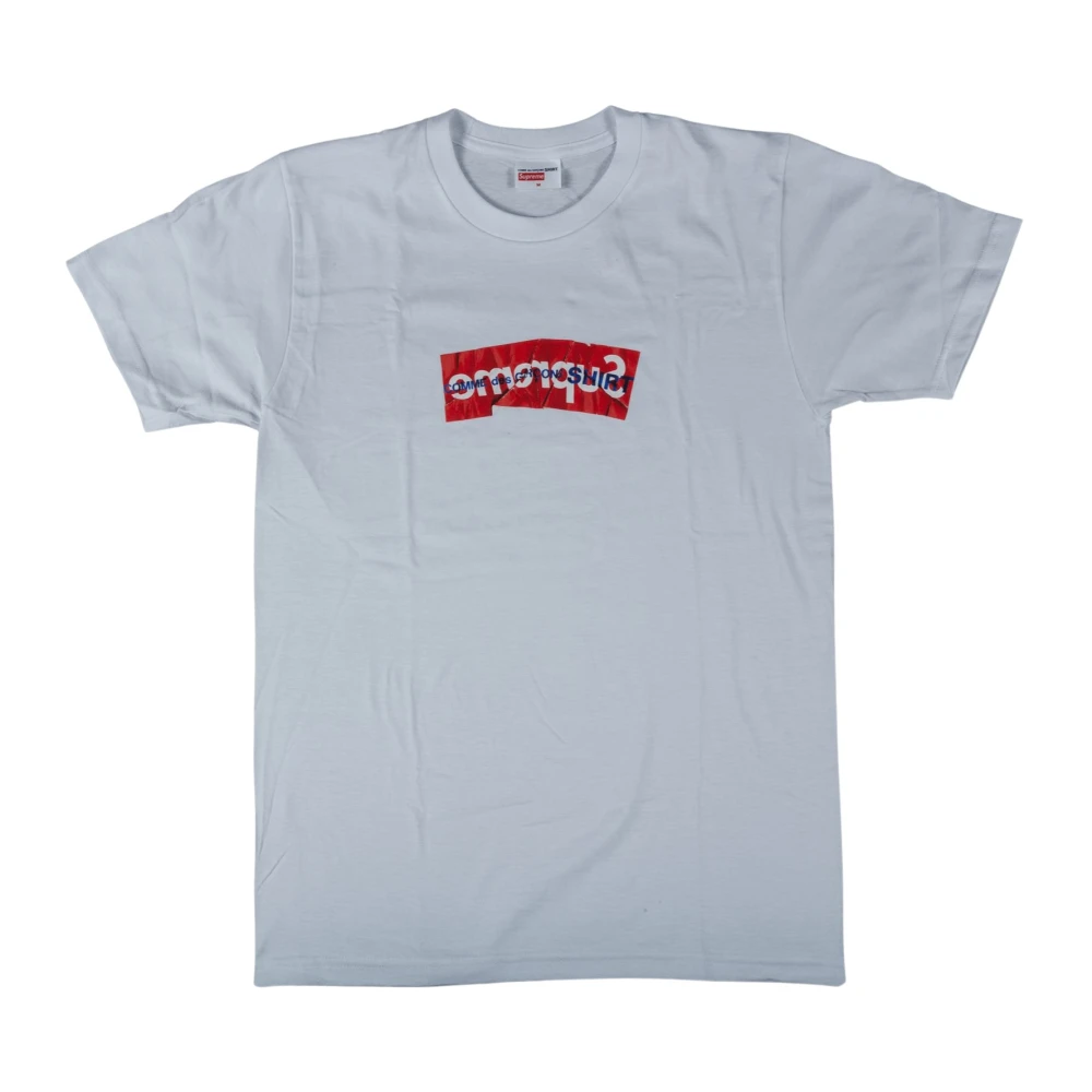 Comme des Garçons Limited Edition Box Logo T-shirt White Heren