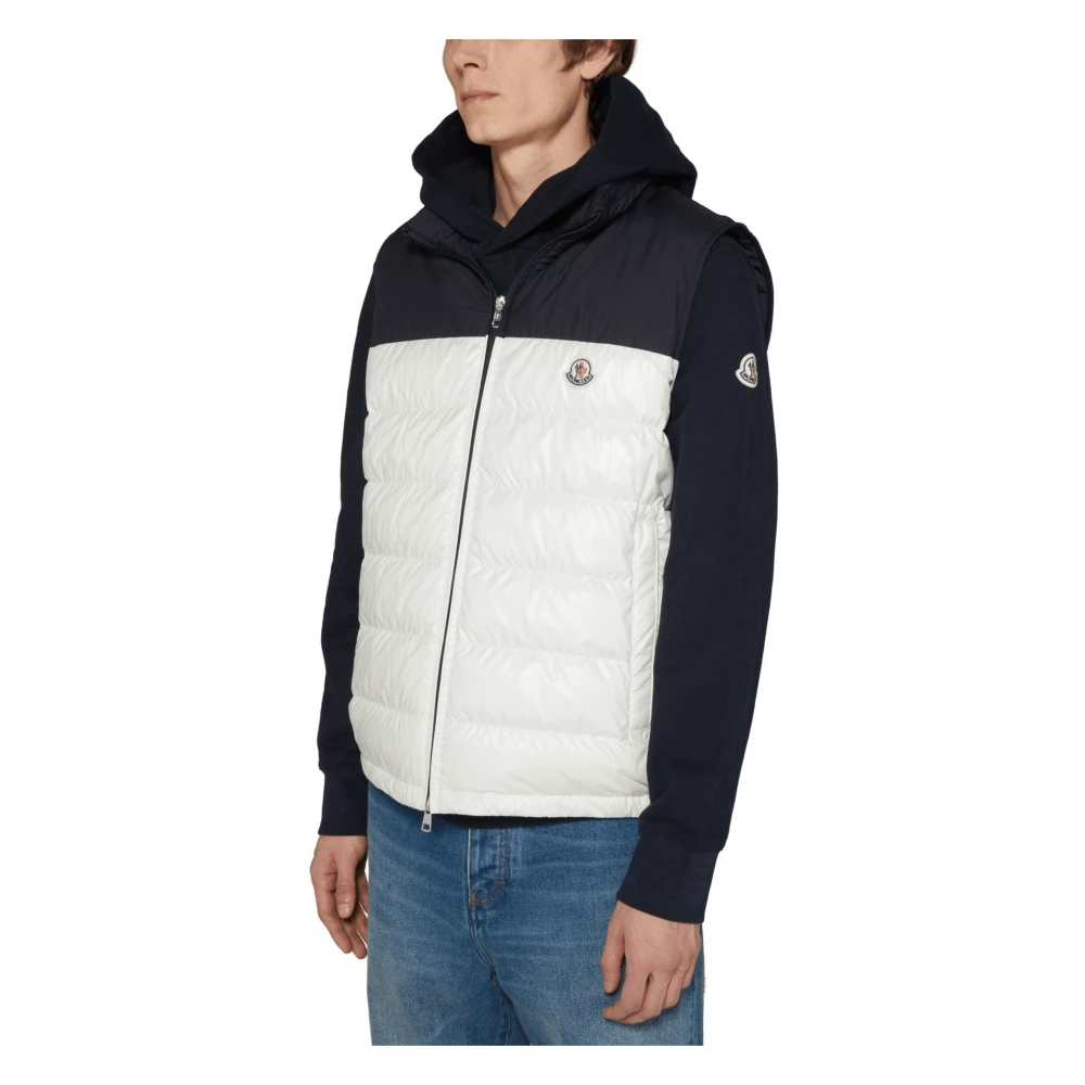 Moncler Ecru Donsvest Cerces Stijlvol Beige Heren